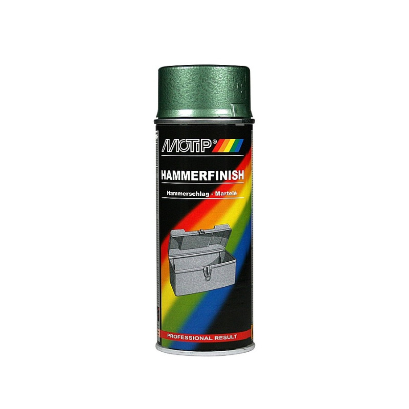 Peinture martelée verte 0,4L MOTIP – Effet décoratif | MOTIP