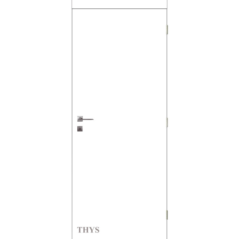 Bloc-porte fini S69 Royal laqué blanc 78 cm THYS