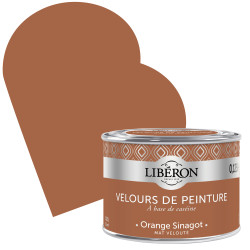 Peinture Velours Orange Sinagot Mate 0,125L LIBERON – Finition Douce | LIBERON