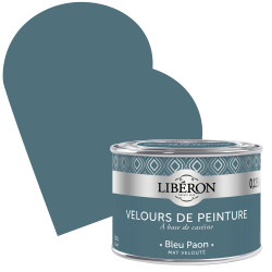Peinture Velours Bleu Paon Mate 0,125L – Finition Douce | LIBERON