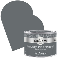 Peinture velours gris gravure mate 0,125 L – finition soie | LIBERON