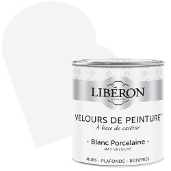 Peinture Velours Blanc Porcelaine Mate 0,5L – Finition Douce | LIBERON