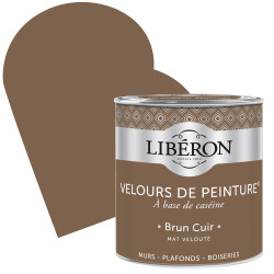 Peinture Velours Brun Cuir Mate 0,5L – Finition Soignée | LIBERON