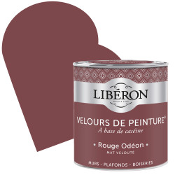 Peinture Velours Rouge Odéon Mate 0,5L – Finition Soignée | LIBERON