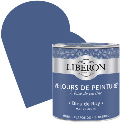 Peinture Velours Bleu de Roy Mate 0,5L – Finition Soignée | LIBERON