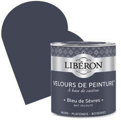 Peinture Velours Bleu Sèvres Mate 0,5 L – Finition Douce | LIBERON