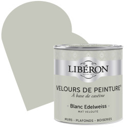 Peinture Velours Blanc Edelweiss Mate 0,5L – Finition Douce | LIBERON