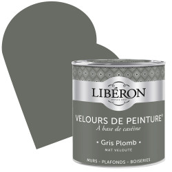 Peinture Velours Gris Plomb Mate 0,5L – Finition Douce | LIBERON