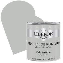 Peinture Gris Sarrazin Velours Mate 0,5L – Finition Douce | LIBERON