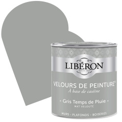 Peinture Velours Gris Temps de Pluie 0,5L – Finition Mate | LIBERON