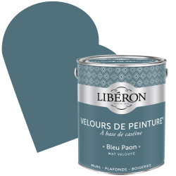 Peinture Velours Bleu Paon Mat 2,5 L LIBERON – Finition Soie | LIBERON