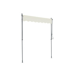 Store banne sur pieds Suva 200 x 130 cm écru