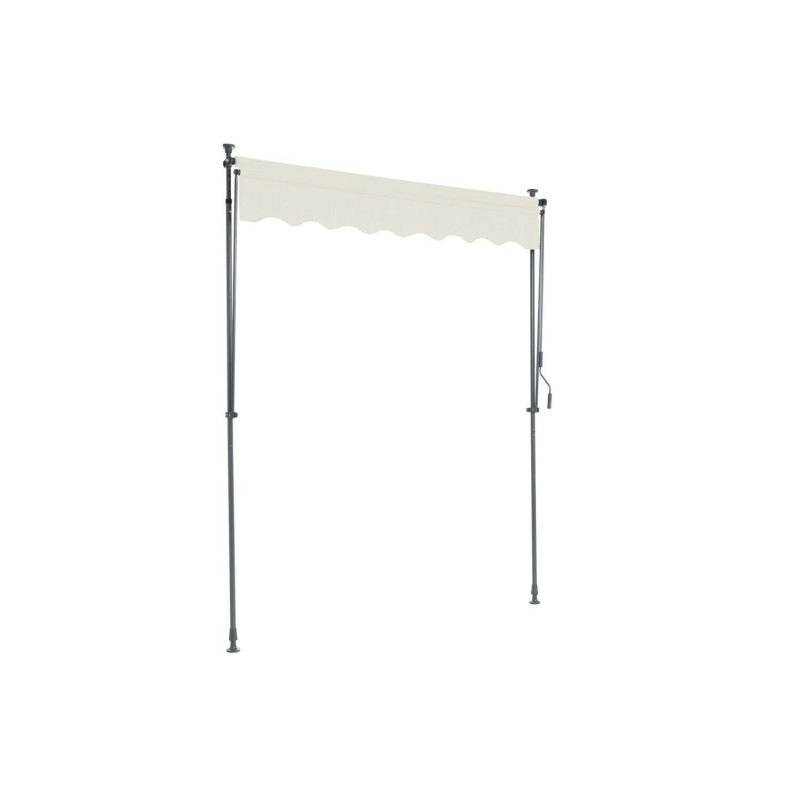 Store banne sur pieds Suva 250 x 130 cm écru