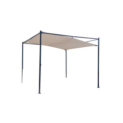 Tonnelle FreeStyle  3 x 3 x 2,2 m gris