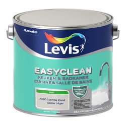 Peinture Easyclean Cuisine & Salle de bains sable léger mate 2,5 L LEVIS