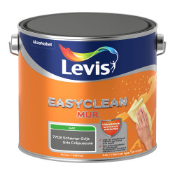 Peinture Easyclean Mur gris crépuscule mate 2,5 L LEVIS