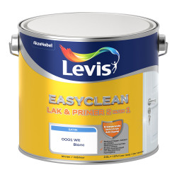 Laque Easyclean blanche satinée 2,5 L LEVIS