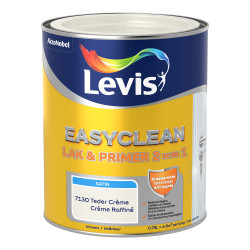 Laque Easyclean crème raffiné satinée 0,75 L LEVIS