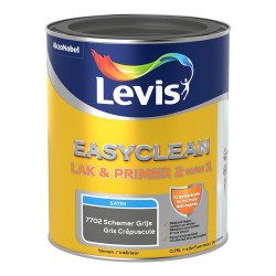 Laque Easyclean gris crépuscule satinée 0,75 L LEVIS