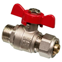 Robinet à boisseau sphérique 1/2M Ø 16 mm LEVICA | LEVICA