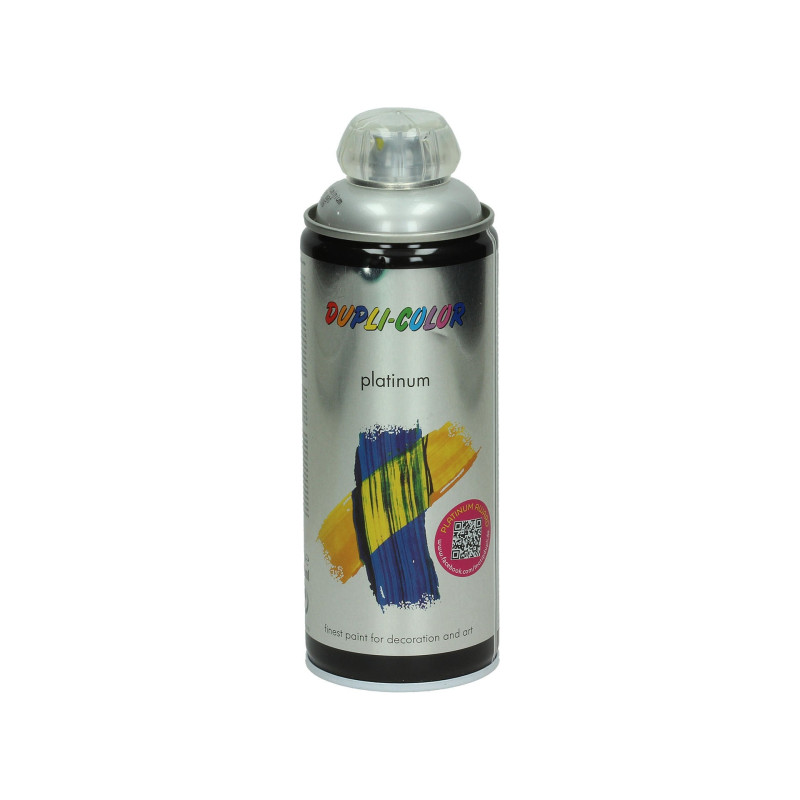 Peinture Platinum aluminium blanc satinée 0,4 L DUPLI-COLOR