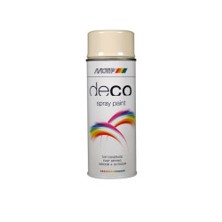 Peinture Deco Paint blanc ivoire brillante 0,4 L MOTIP