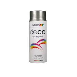 Peinture Gris Aluminium Brillante 0,4L – Déco Facile | MOTIP