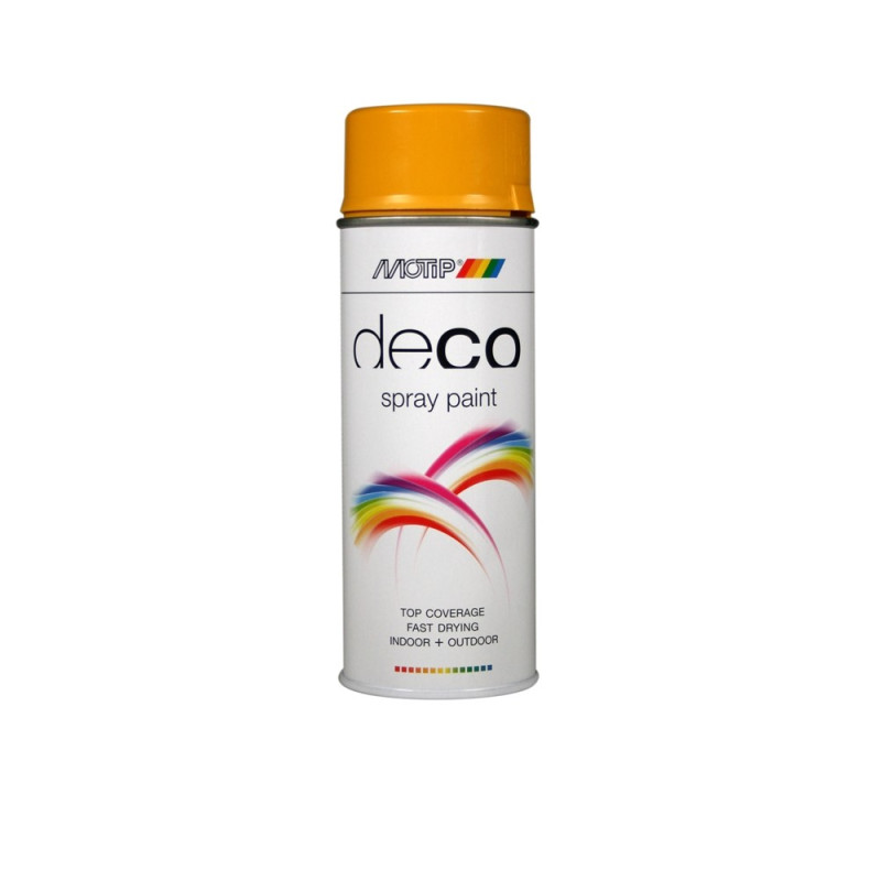 Peinture Deco Paint jaune or brillante 0,4 L MOTIP