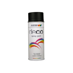 Peinture Deco Paint Noir Profond Satinée 0,4L MOTIP – Finition Parfaite | MOTIP