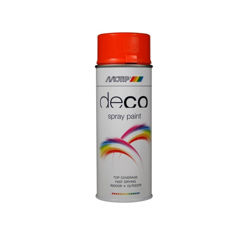 Peinture Deco Paint orange pur brillante 0,4 L MOTIP