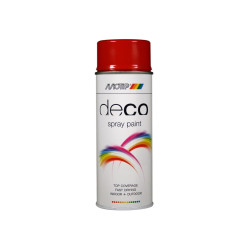 Peinture Deco Paint Rouge Feu Brillante 0,4L MOTIP – Éclat Intense | MOTIP