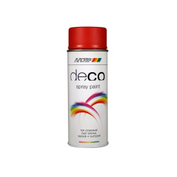 Peinture Deco Paint Rouge Clair Brillante 0,4L | MOTIP