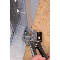 Pince à sertir profilé placo – Sertissage facile | WOLFCRAFT Pince à sertir profilé placo – Sertissage facile | WOLFCRAFT