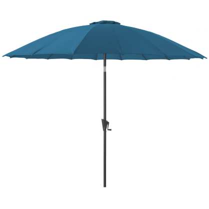 Parasol droit inclinable Pagode Ø 300 cm bleu