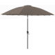 Parasol droit inclinable Pagode Ø 300 cm taupe