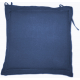 Galette de chaise déperlante bleue 40 x 40 x 4 cm
