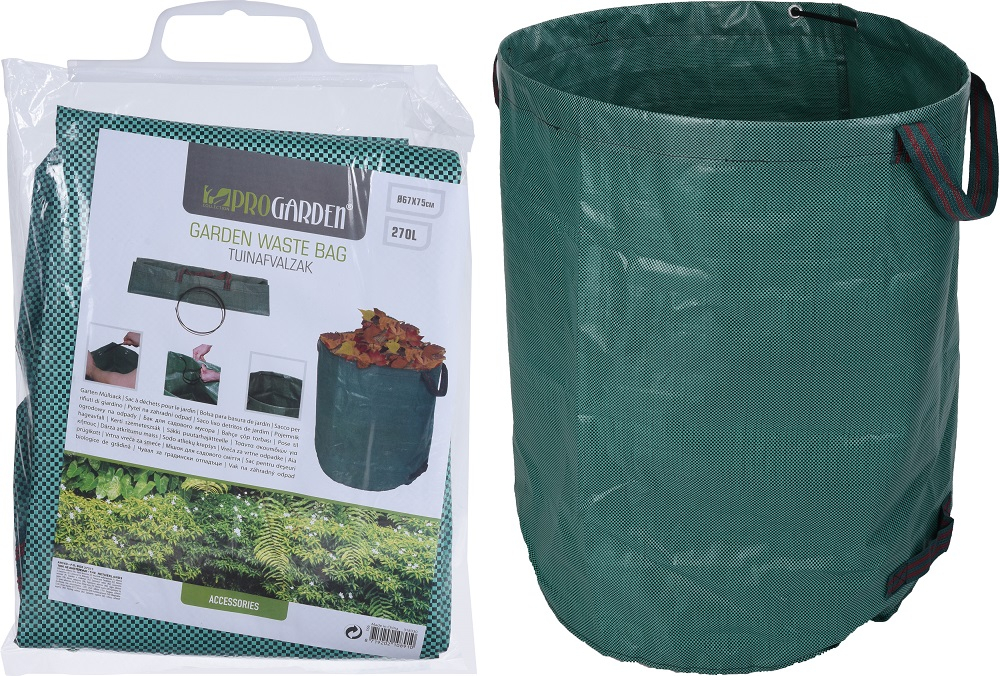 sac de jardin 272L de polyéthylène doublent récipients de déchets de yard  4PCS