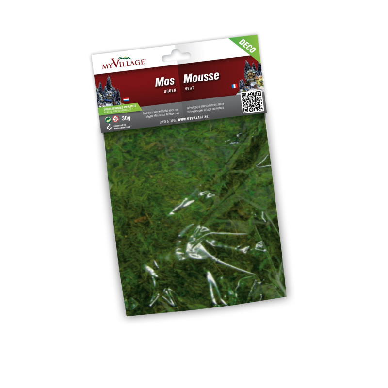 Mousse verte 30g MY VILLAGE – Déco Noël | MY VILLAGE