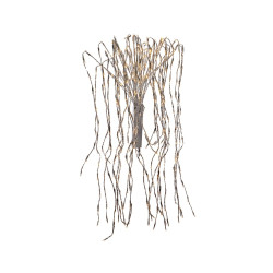 Guirlande de Noël extérieure cascade 440 L blanc chaud | LUMINEO