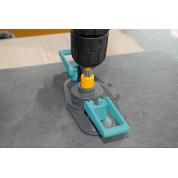 Guide scie cloche diamant céramique – Coupe précise | WOLFCRAFT