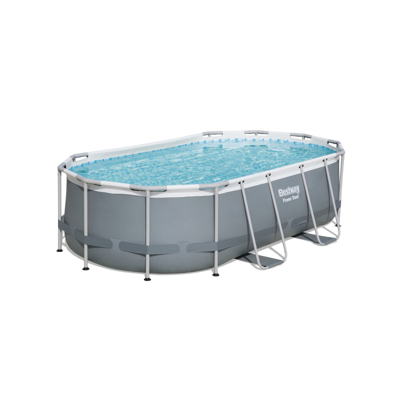 Piscine Power Frame 4,24 x 2,5 x 1 m BESTWAY