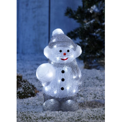 Personnage Acrylique Lumineux Garçon – Magie de Noël