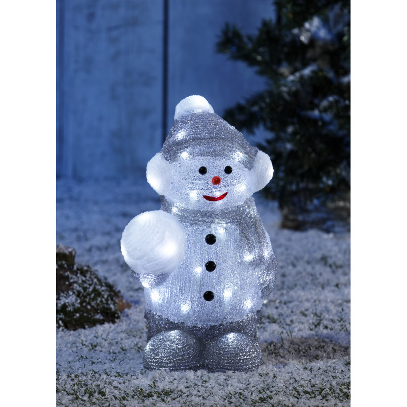 Personnage Acrylique Lumineux Garçon – Magie de Noël
