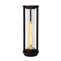 Borne extérieure LED Cadix noire – Éclairage durable | LUCIDE

