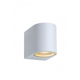 Applique extérieure LED Zora ronde blanche GU10 5 W LUCIDE