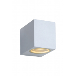 Applique extérieure LED Zora rectangulaire blanche GU10 5 W LUCIDE