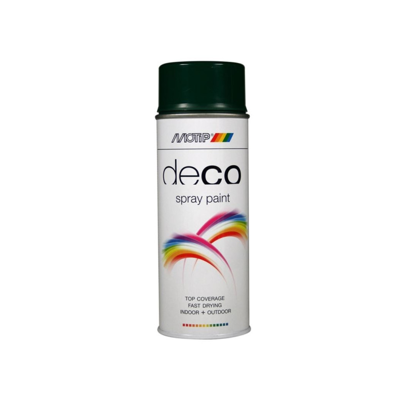 Peinture Deco Paint vert mousse brillante 0,4 L MOTIP