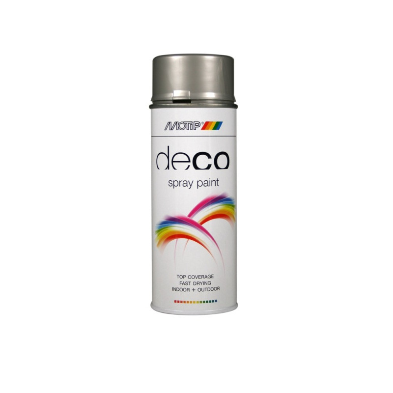 Peinture Deco Paint aluminium brillante 0,4 L MOTIP