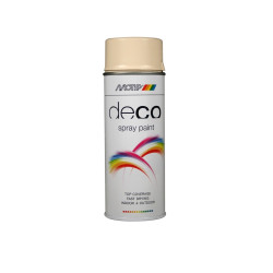 Peinture Ivoire Clair Brillante 0,4L – Déco Facile | MOTIP