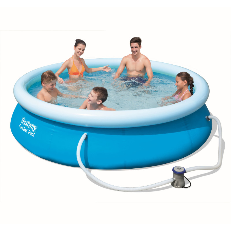 Piscine Fast Set Pool avec filtre Ø 3,05 x 0,76 m BESTWAY